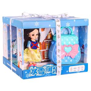 3-10岁女童过家家玩具高档艾莎白雪公主洋娃娃礼盒儿童女孩娃娃