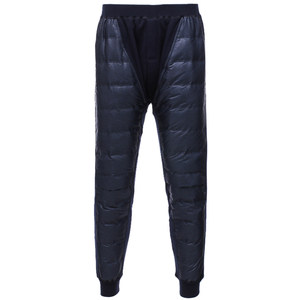 Hengyuanxiang thick version of down pants men's double stickers down northeast cotton pants men's slim body plus velvet thickened knee protective
