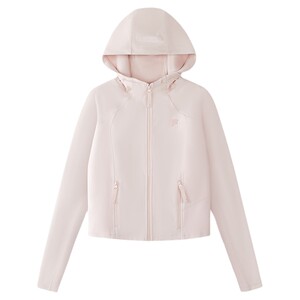 
FILA FUSION Fila trendy brand knitted jacket women's 2026 new simple slim slim hooded top