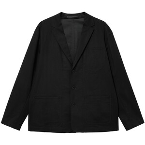 
Jack Jones men's spring suit loose multi-pocket solid color daily commute button versatile long-sleeved top