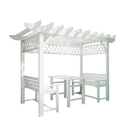 Outdoor grape trellis courtyard antiseptic wood terrace sun room