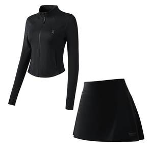 
[Velvet Suit] Anoutu Fleece Sports Suit for Women, Hooded Jacket, Wide Leg Pants, Old Money Style Fitness Wear