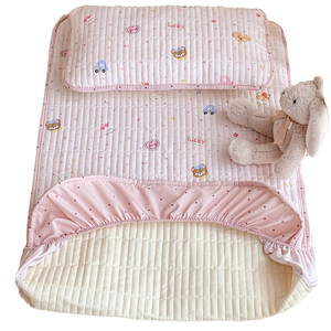 
Class a newborn baby pure cotton bed sheet, universal baby splicing bed, special quilted sheet, children's bed cover