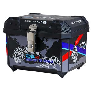 
Electric car trunk pedal motorcycle trunk 48L large capacity takeaway box battery car storage box tool box