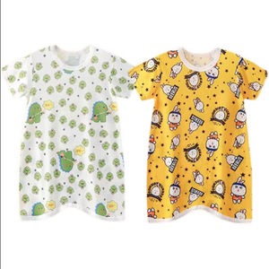 
Baby one-piece pajamas summer ice silk thin children's nightgown anti-kicking home clothes for men and women babies and toddlers sleeping bags