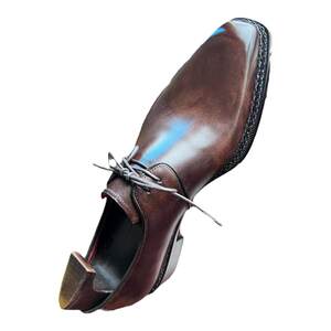 Gulunderby style museum brown Norwegian sewing leather sole handmade fashion outfits popular men's shoes gentleman's formal wear