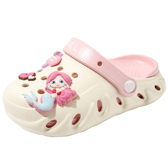 
Belle Children's Hole Shoes Girls' Anti-Slip Summer Beach Wear Boys Home Slippers Baby Slippers Sandals