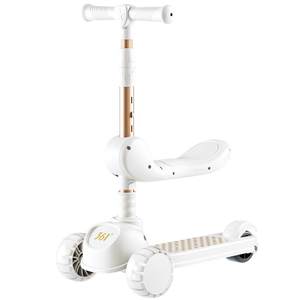
361 children's scooter 3 to 6 to 12 years old men and women's foldable pedal scooter slid pulley