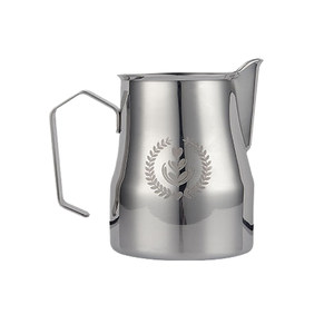 
MUVNA Italian coffee latte art tank, milk tank, milk foam tank, milk cup, stainless steel big belly latte art cup, milk foam cup