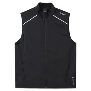 SPYDER spider autumn and winter men's moisture-absorbing and sweating warm outdoor woven stand collar thin vest 25CF111M