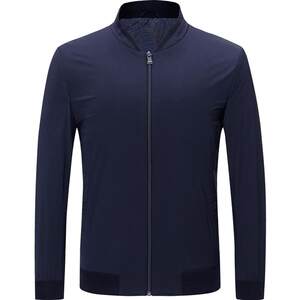 
Younger jacket spring new men's official casual baseball leading trend short navy blue flight jacket 1936
