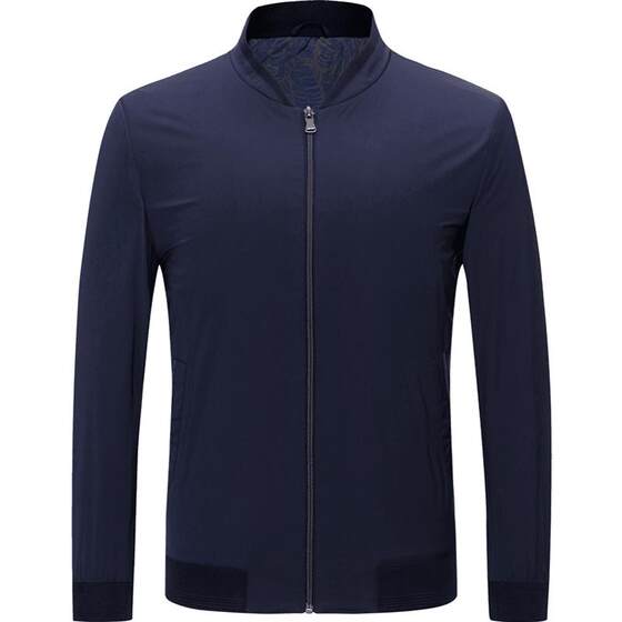 
Younger jacket spring new men's official casual baseball leading trend short navy blue flight jacket 1936