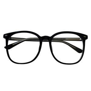 Extra large frame glasses for women with big face slimming black frame myopia glasses can be matched with a degree of non-face artifact anti-blue light eye frame
