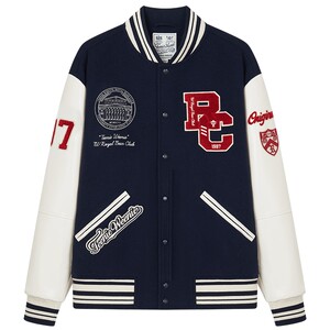 
TeenieWeenie Bear Men's Jacket Spring New Style Fashion Casual College Contrast Color Baseball Jacket