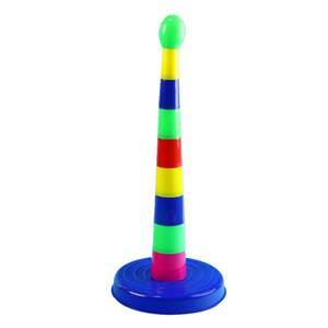 
Large children throwing rings, rings, tower pillars, solid kindergarten educational toys street stall game props 3 years old 6