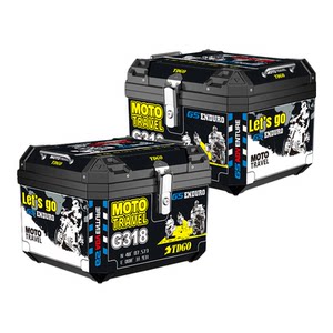 
Large capacity motorcycle rear trunk non-aluminum alloy trunk scooter electric vehicle tool box universal trunk