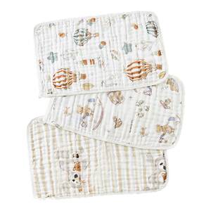 
Tongtai baby towel pure cotton baby saliva towel for boys and girls 6-layer seersucker face towel children's breathable square towel