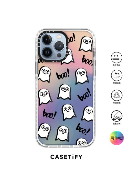 香港代购Casetify HALLOWEENGHOSTS鬼鬼适用iPhone14/13/12/PM手机壳