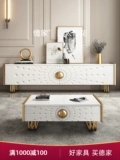 德家 Итальянский легкий роскошный телевизионный шкаф Комбинированный столик для кофейного стола Современная вилла гостиная