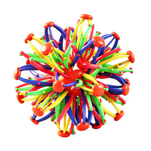 
Children's telescopic ball puzzle magic deformation ball becomes bigger and shrinks elastic outdoor throwing and catching parent-child interactive toy