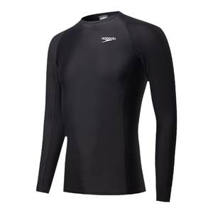 
Speedo speed ratio Eco environmental protection series classic solid color men's swimsuit long-sleeved vacation Fengshui Luliang two-wear swimsuit