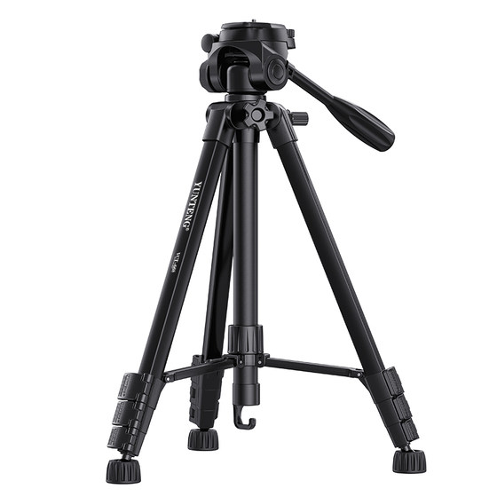 Yunteng 668 Portable Triangle Camera Mobile Phone Camera Live Lantern Lantern Reliers Applicable Canon Nikon Sony Fuji Following Lights and Pinling Yuntai Stable Outdoor Travel Micro SLR
