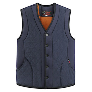 
Middle-aged and elderly men's autumn and winter thickened velvet warm vest dad thickened home grandpa winter vest