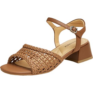 
Tianmeiyi one-strip retro woven thick heel sandals women's high heel fashion sandals summer new KI005BL5