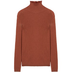 
Scenery knitted sweater for women spring new simple solid color turtleneck pullover with base layer sweater 1817