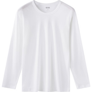 Should be refreshing cotton autumn clothing men's spring and autumn ultra -thin round collar single top tops, exquisite cotton V -neck, long -sleeved cotton sweater