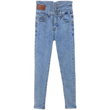 300Jin [Jin equals 0.5kg] Extra large size high waist slim fit jeans