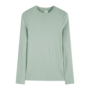 
Merino wool quick-drying clothing for women outdoor long-sleeved Merino base layer hiking underwear warm sports tops