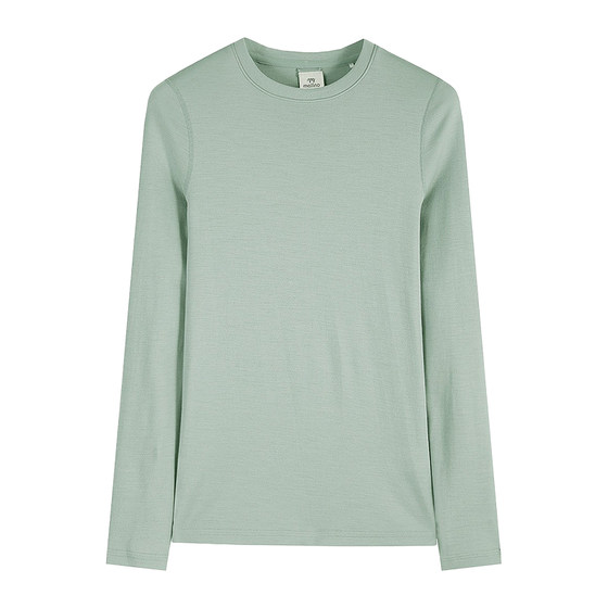 
Merino wool quick-drying clothing for women outdoor long-sleeved Merino base layer hiking underwear warm sports tops