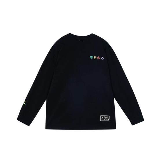 
Accurate fighting style long-sleeved T-shirt men's spring new American sports shooting uniform short-sleeved sweatshirt trendy embroidered top