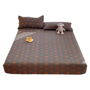 Single -bed cover Xi Mengsi mattress anti -slip protective cover non -cotton full cotton bed skirt bed sleeve three -piece sheet
