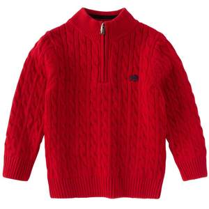 David Bella children's sweater boys cashmere sweater baby red knitted cardigan clothes tops children's clothing New Year