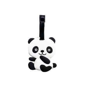 
Panda luggage tags and suitcases decorative pendants anti-lost signs and labels hanging signs Chengdu cultural and creative souvenirs