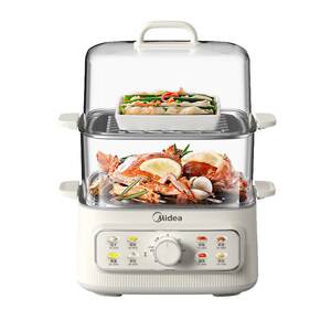 
Midea electric steamer multi-function household three-layer steaming and cooking pot multi-layer stainless steel steamer electric steamer genuine