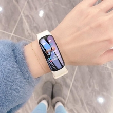 Многофункциональный цветной экран водонепроницаемый электронный умный браслет для мужчин и женщин мониторинг кровяного давления пульс движения часы шаговый универсальный Bluetooth