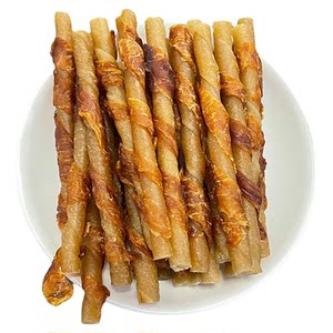 
Dog snacks chicken duck meat wrap pure cowhide tendon roll teeth grinding stick puppy teeth grinding pet snacks