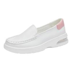 Pull back nurse shoes women's air cushion soft bottom breathable non-tiring feet comfortable single shoes increased autumn anti-slip medical work shoes