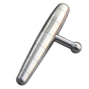 
- Genuine 304 stainless steel EDC cool stick short stick t-shaped tactical stick acupoint stick fitness defense vehicle-mounted window hammer