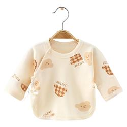 0-march Half-back Newborn Baby Clothes, Autumn Newborn Baby Pure Cotton Boneless Tops, Autumn And Winter Monk Clothes