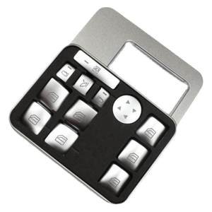 
Suitable for Mercedes-Benz old model C200 E260GLK300 interior modified steering wheel door lifting window button stickers