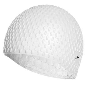 Speedo/speedo bubble silicone high elastic professional comfortable swimming cap for men and women with long hair.