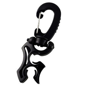 Marset diving respiratory regulator pipe clamping two -level head fixing fast unload buckle mid -pressure pipe link water lung accessories