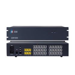Guowei Gw1000 Rack-mounted Group Program-controlled Telephone Switch 4 In 16 Out Expandable 8 In 48 Out Enterprise Factory Internal Telephone Extension Pc Computer Management Ivr Voice Navigation