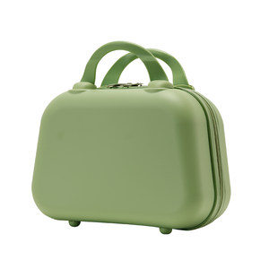 14-inch suitcase small suitcase portable travel case lightweight storage box solid color wedding souvenir boarding case
