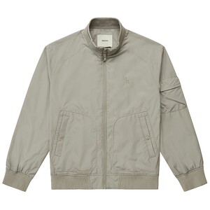 Hazzys men's spring and autumn loose casual stand collar jacket solid color fashion trend jacket top