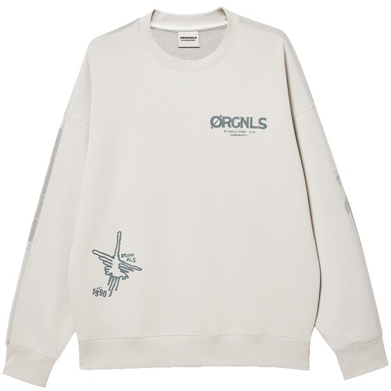 
[Shopping Mall Popularity] Jack Jones Men's Autumn and Winter Sweaters Sweaters Round Neck Letter Tops 225413031